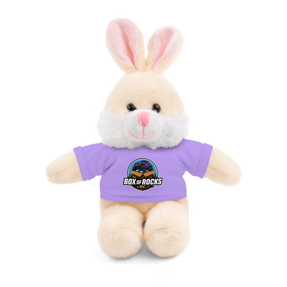 Box of Rocks Plush Animal with Logo Tee — Cute Gift!