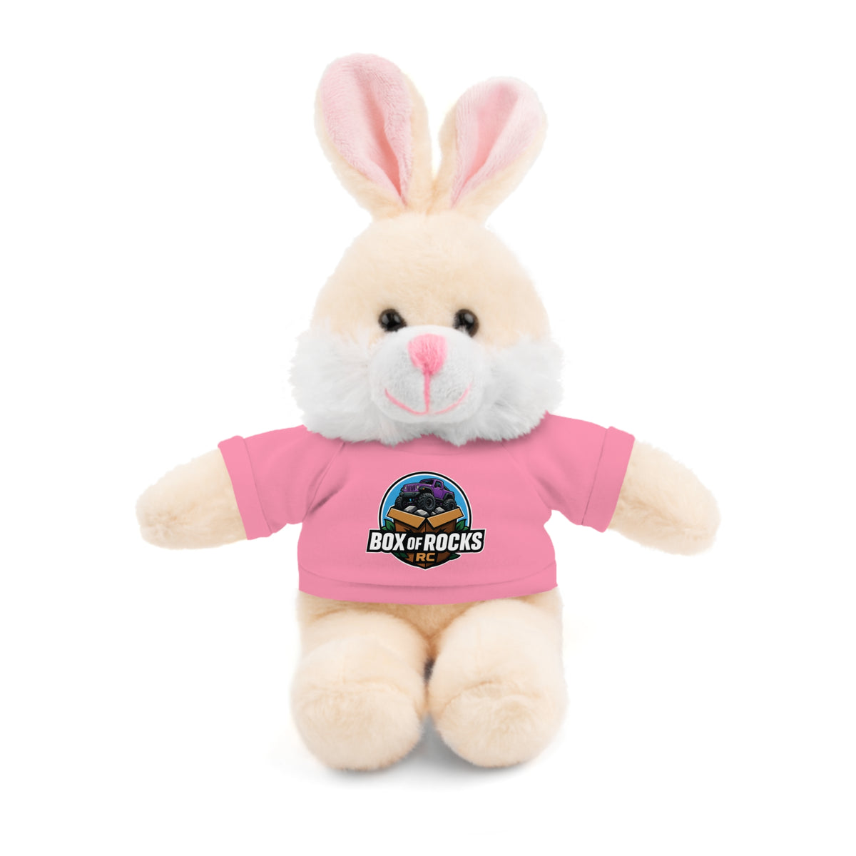 Box of Rocks Plush Animal with Logo Tee — Cute Gift!