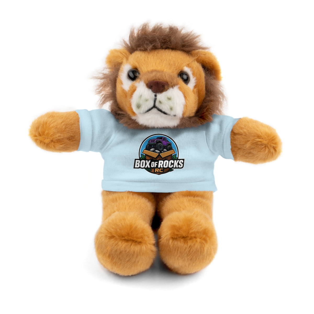 Box of Rocks Plush Animal with Logo Tee — Cute Gift!
