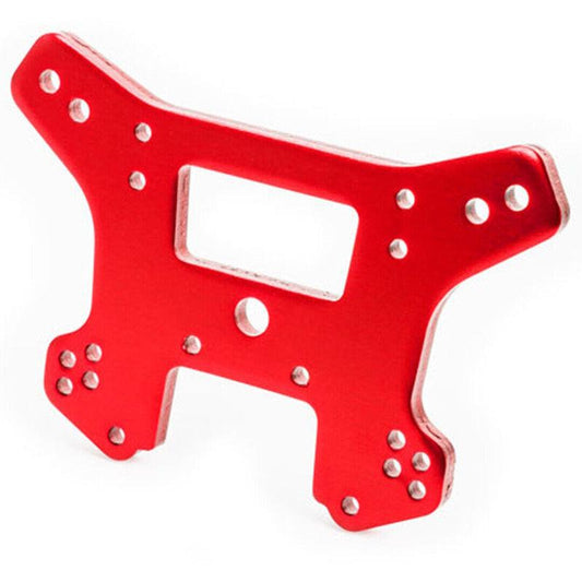 Traxxas 9539R - Shock tower, front, 6061-T6 aluminum (Red-anodized)