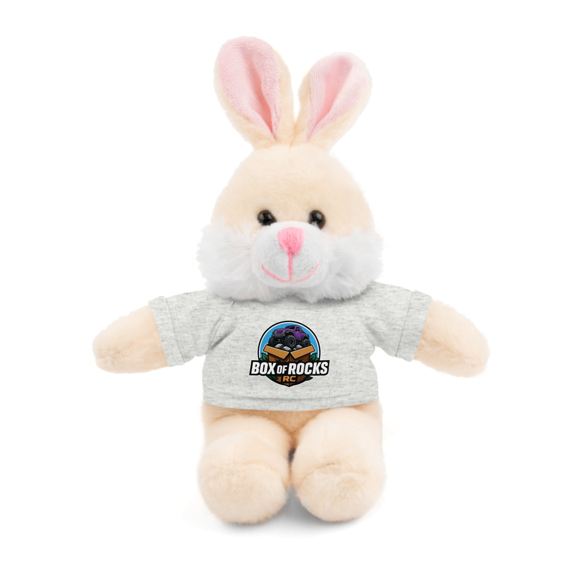 Box of Rocks Plush Animal with Logo Tee — Cute Gift!