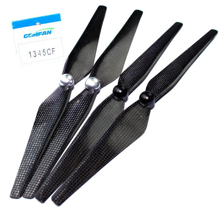 Gemfan DJI Inspire 1 1345 CW CCW Carbon Fiber Self Tightening Props 2 Pairs