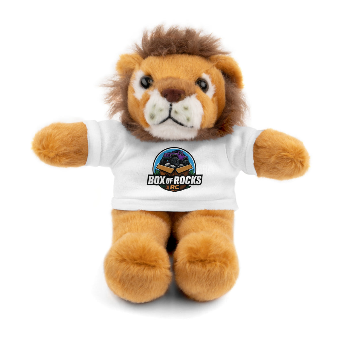 Box of Rocks Plush Animal with Logo Tee — Cute Gift!