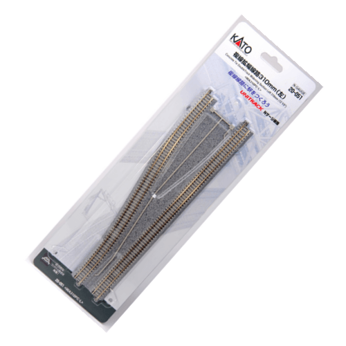 Kato 20-051 N CT Double Track Widening Section Left 310mm (12 1/5") UniTrack