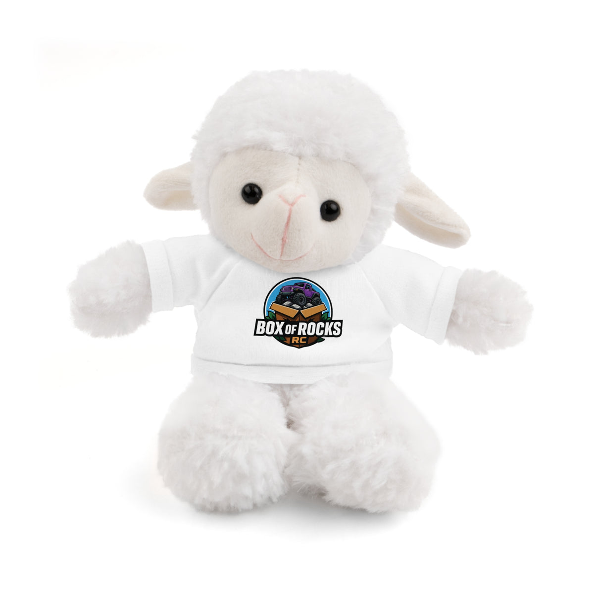 Box of Rocks Plush Animal with Logo Tee — Cute Gift!