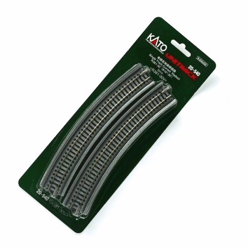 Kato 20-540 N 381mm Radius 30º Single Track Viaduct Curve Track [2] UniTrack