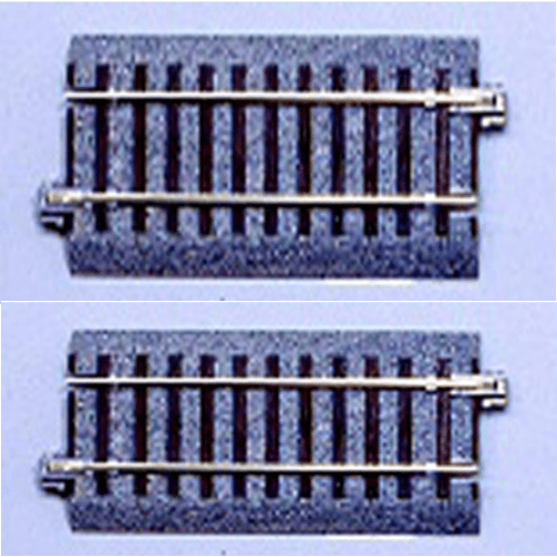Kato 2-111 HO Scale 94mm (3 11/16") Straight Track [2 pcs] UniTrack