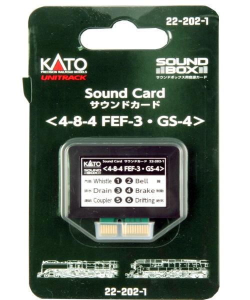 Kato 22-202-1 FEF-3 / GS-4 Heavy Steam Soundcard for Sound Box