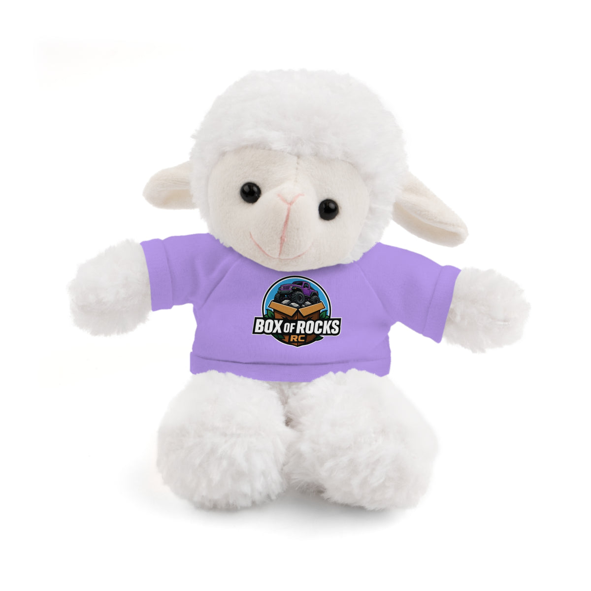Box of Rocks Plush Animal with Logo Tee — Cute Gift!