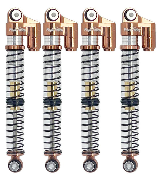 Powerhobby 1/24 Axial SCX24 Aluminum 58mm Long Travel Shocks Jeep Bronco Bronze