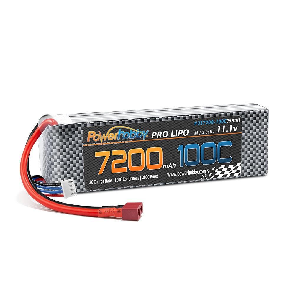 Powerhobby 3S 11.1V 7200MAH 100C-200C lipo Battery w DEANS Plug