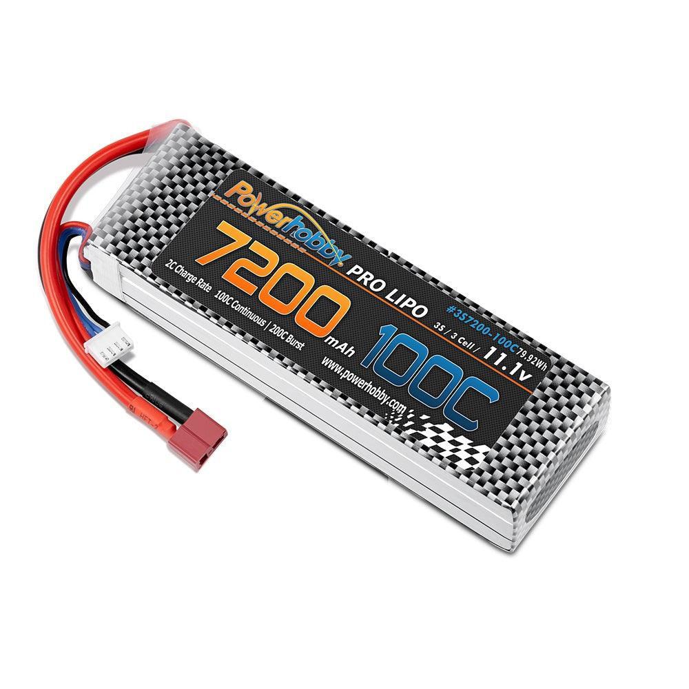 Powerhobby 3S 11.1V 7200MAH 100C-200C lipo Battery w DEANS Plug