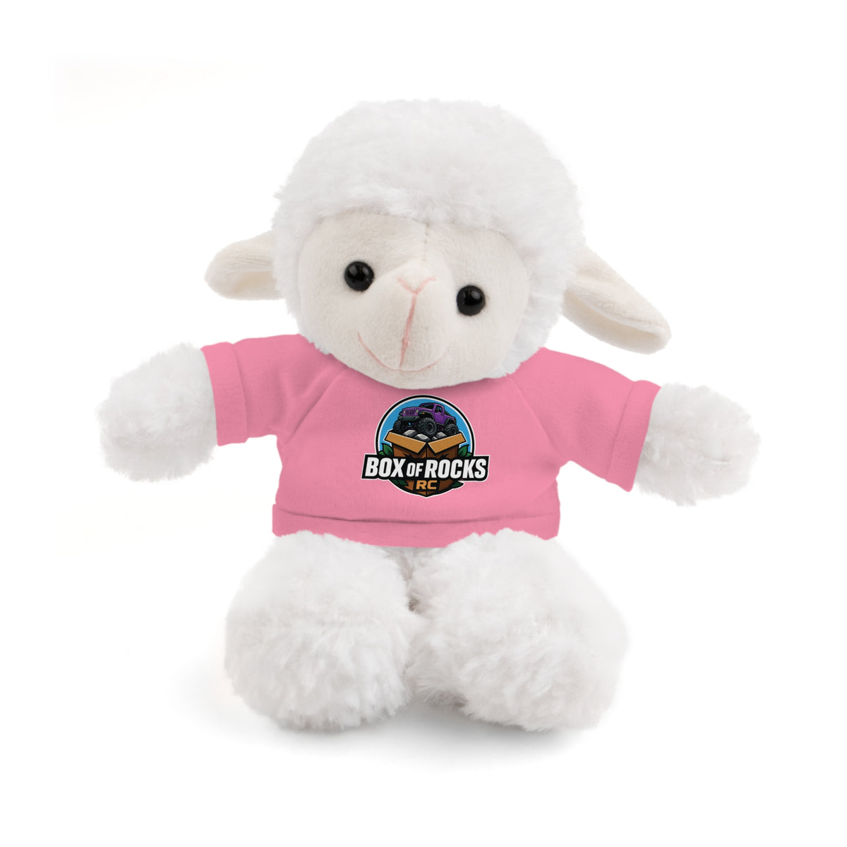 Box of Rocks Plush Animal with Logo Tee — Cute Gift!