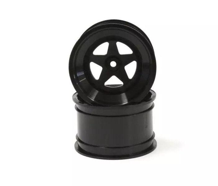Kyosho SCH006BKB 2.2" Rear Wheel (2p/Black/Turbo Scorpion)