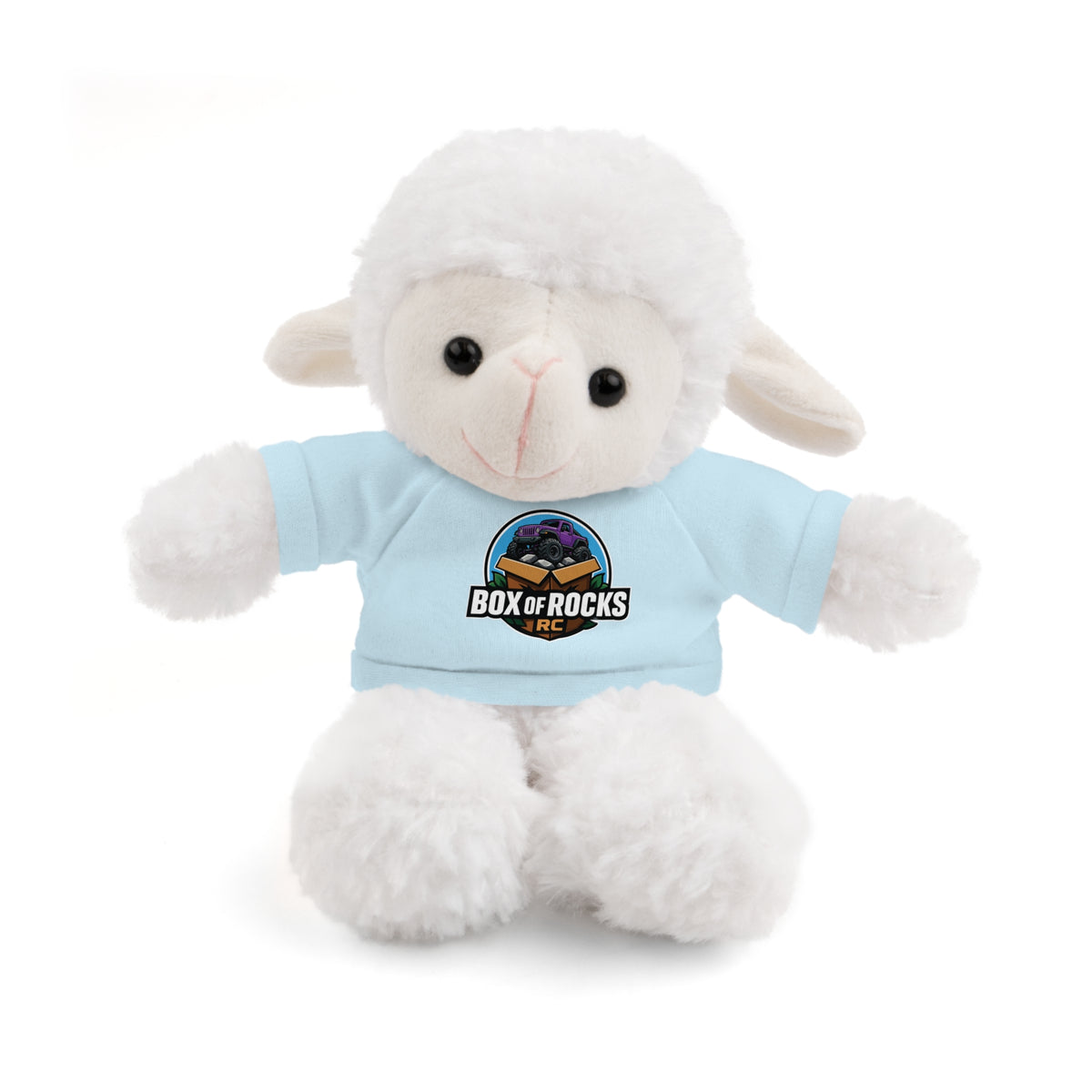 Box of Rocks Plush Animal with Logo Tee — Cute Gift!