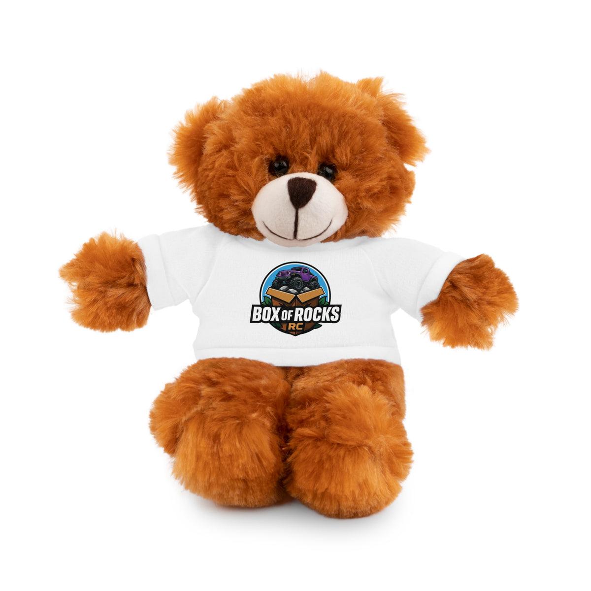Box of Rocks Plush Animal with Logo Tee — Cute Gift!