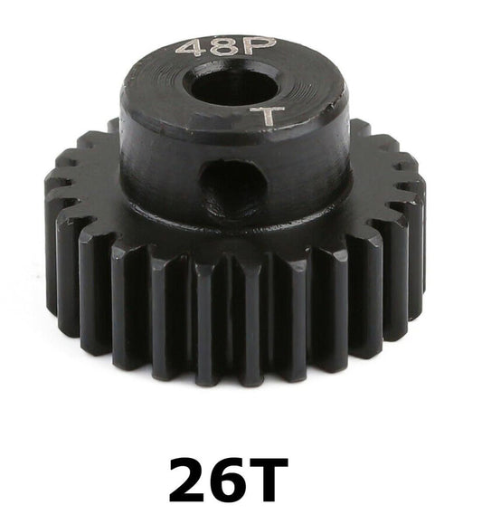 Powerhobby Hardened Steel 48P 5MM 26T Pinion Gear