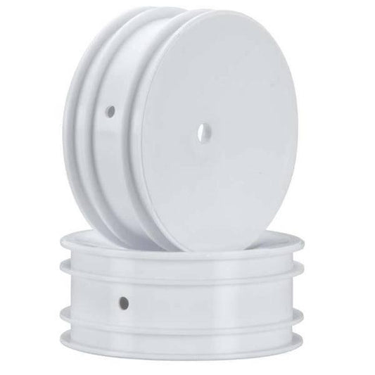Associated 9690 Front Buggy Wheel Hex White (2) RC10B4 RC10B5 / M