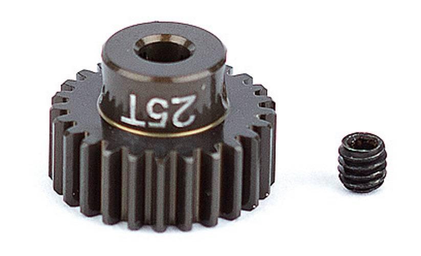 Associated 1343 Aluminum Pinion Gear 25T 48P 1/8 shaft SC10 B44 RC10 / T RC12L3
