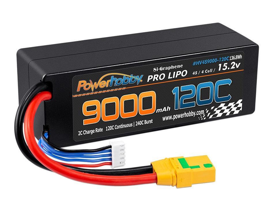 Powerhobby 4S 15.2V 9000mah 120c Graphene Lipo Battery w XT90 Plug