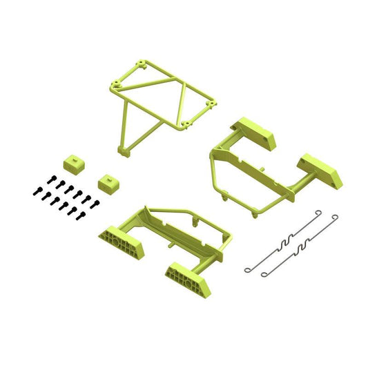 Arrma ARA320819 Desert Truck Body Roll Cage Set Yellow For Mojave GROM