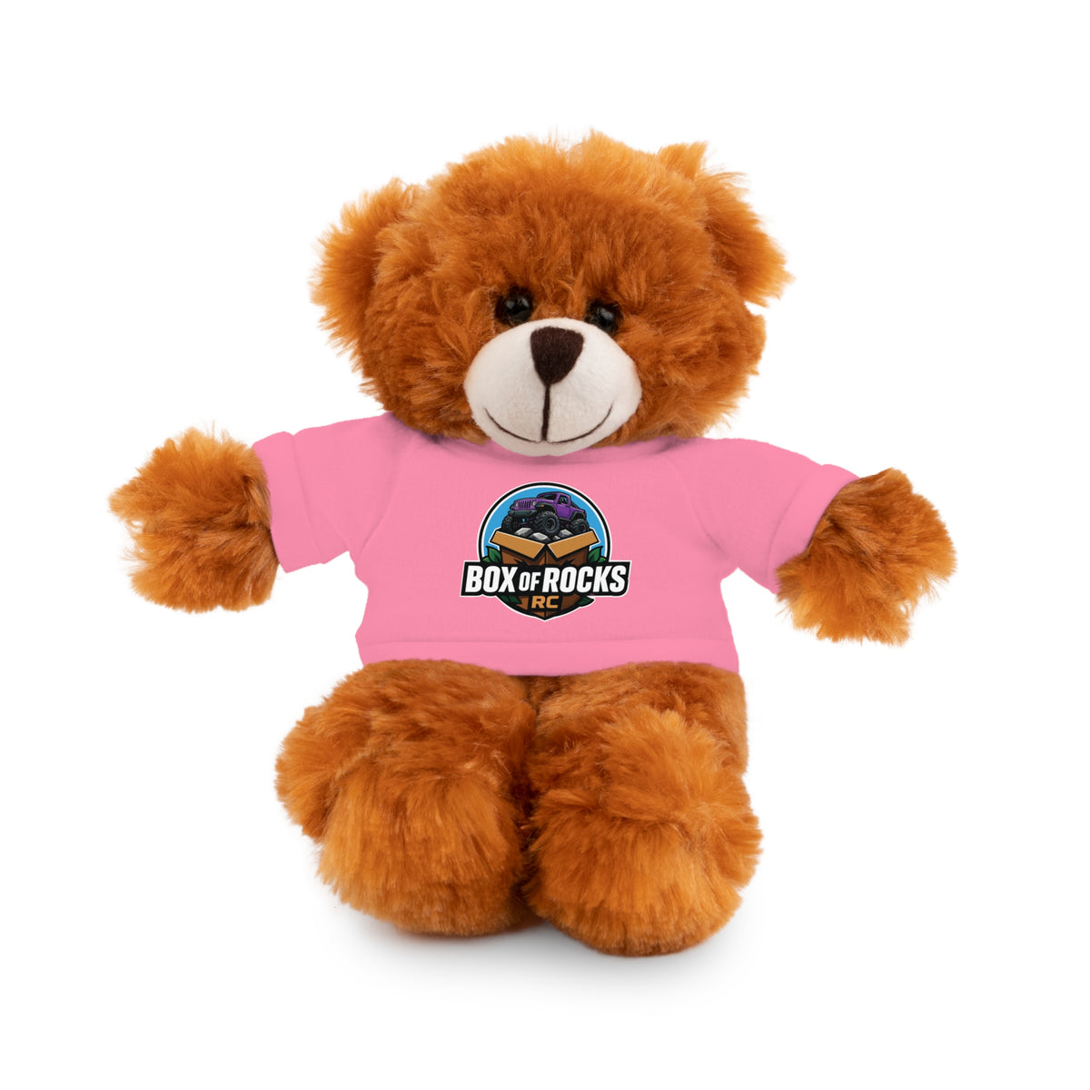 Box of Rocks Plush Animal with Logo Tee — Cute Gift!