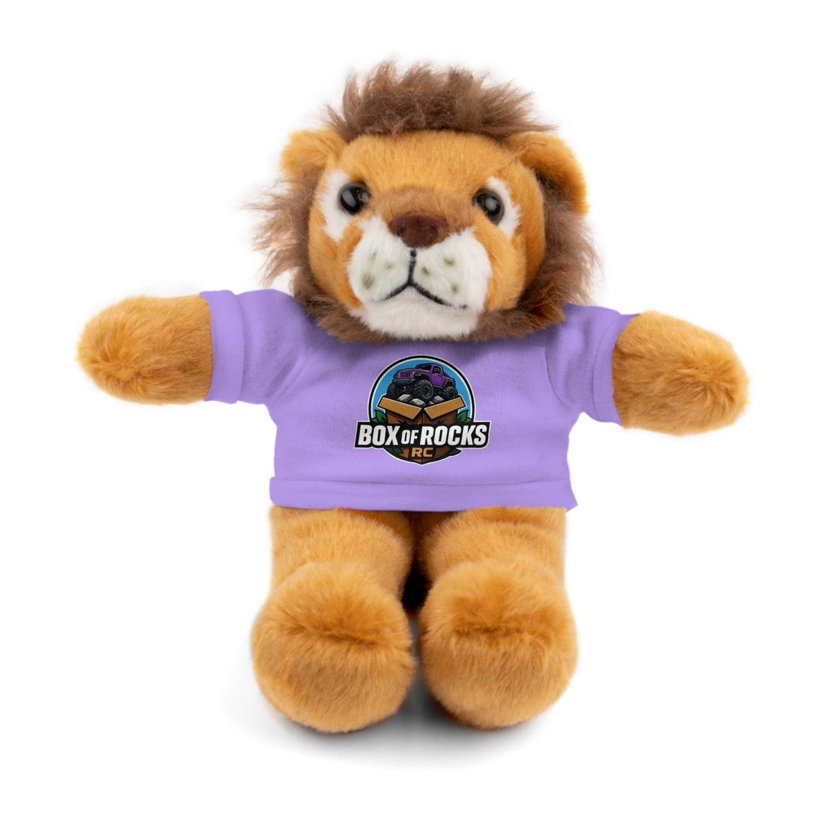 Box of Rocks Plush Animal with Logo Tee — Cute Gift!