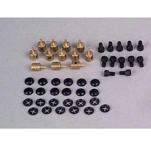 DuBro 605 E/Z Connectors Bulk (12) For Airplanes / pushrod connectors