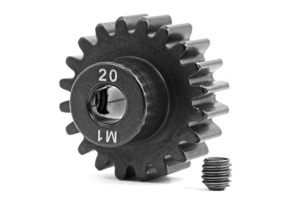 Traxxas 6494R 20-Tooth Machined Pinion Gear (1.0 Mod) 5 mm Bore 20T