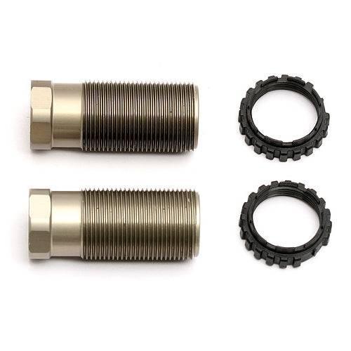 Associated 91110 Hard Anodized Shock Body Set w/Collars 13mm 26mm (2) SC10