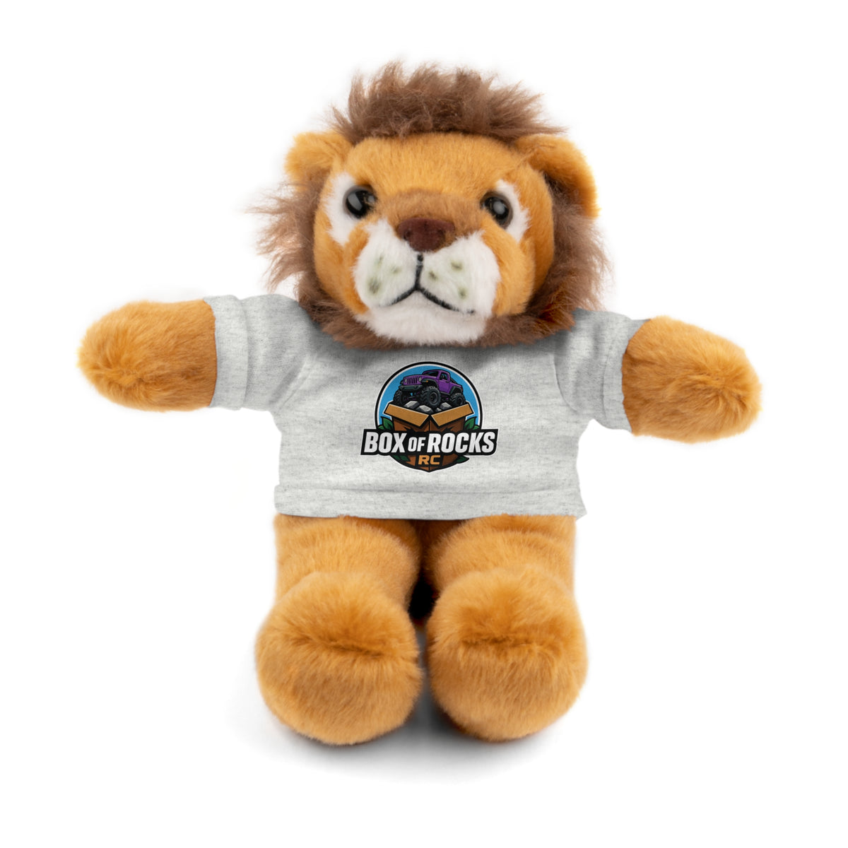 Box of Rocks Plush Animal with Logo Tee — Cute Gift!