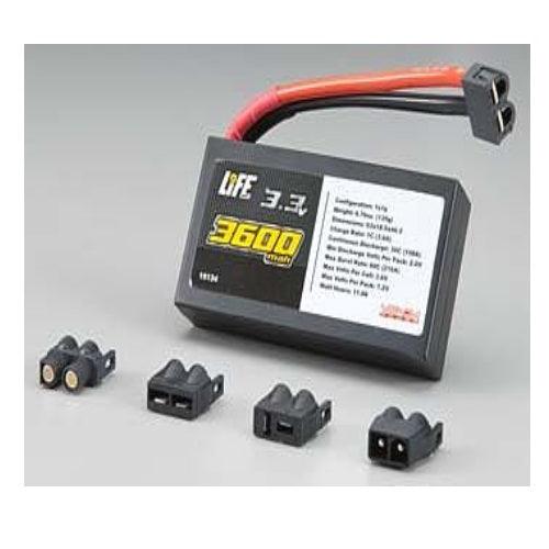 Venom 15134 LiFe 1S 3.3V 3600mah 30C Hardcase Battery w/Universal Plug System