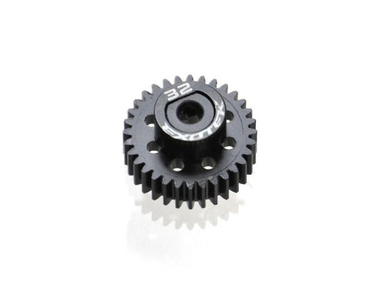 Exotek Racing 1773 Flite 32T 48P Pinion, Black Pom w/ Alloy Collar