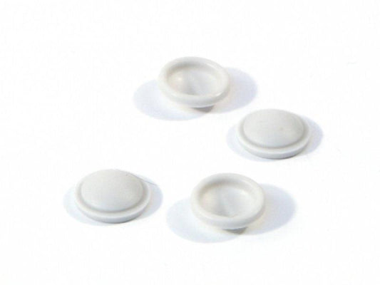 HPI 72112, 10 x 4 mm Shock Bladders Firm White Rubber (4)