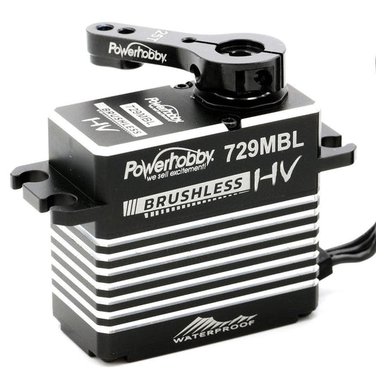 Powerhobby 729MBL HV Waterproof Brushless Steel Gear Servo / Aluminum Case