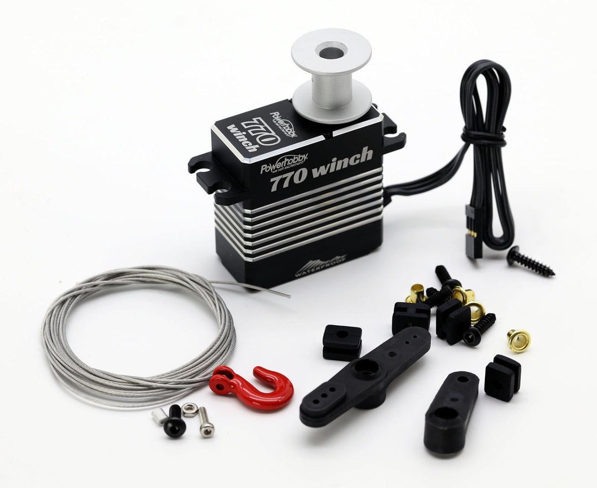 Powerhobby 770 Winch Waterproof Brushless Rock Crawler Servo