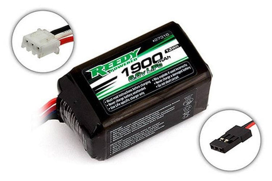 Associated 27316 Reedy LiFe Pro RX 1900mAh 6.6V Flat Receiver Battery Pack