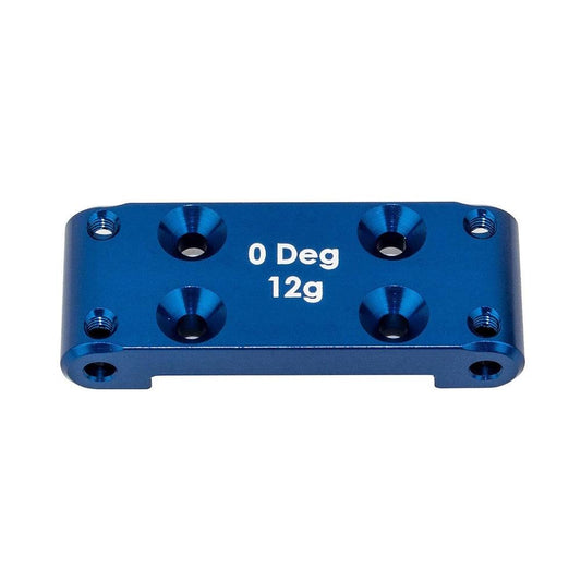 Team Associated 91987 RC10B6.4 Front Aluminum Bulkhead Blue