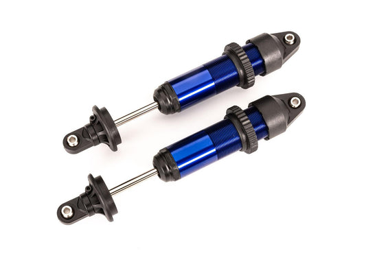 Traxxas 7861 Blue Aluminum Medium GTX Shocks (2) XRT