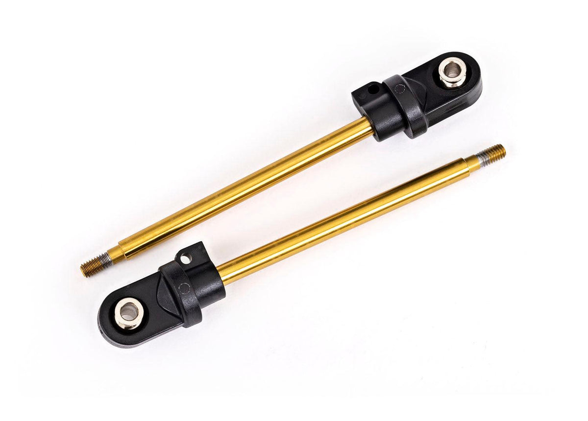 Traxxas 7863T 92mm TiN-Coated Medium GTX Shock Shafts (2) XRT