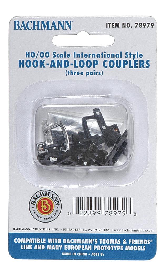 Bachmann 78979 HO Thomas Hook & Loop Couplers (6)