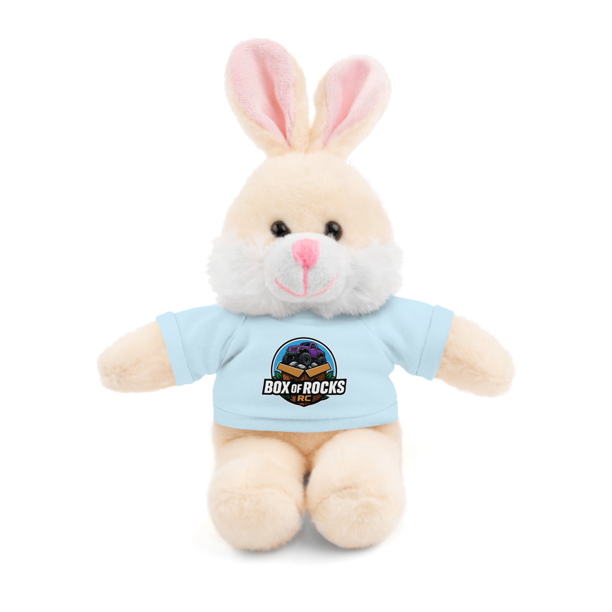 Box of Rocks Plush Animal with Logo Tee — Cute Gift!