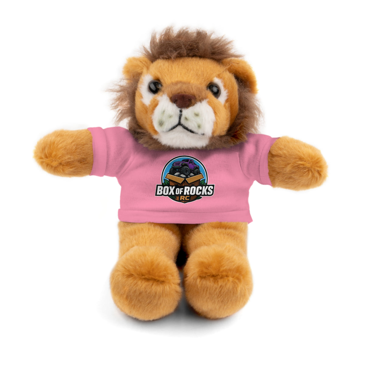 Box of Rocks Plush Animal with Logo Tee — Cute Gift!