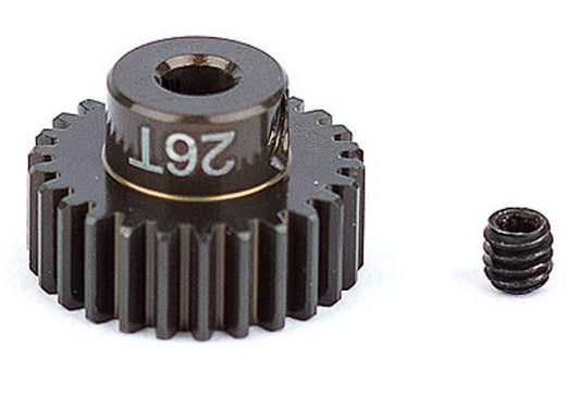 Associated 1344 Aluminum Pinion Gear 26T 48P 1/8 shaft SC10 B44 RC10 / T RC12L3