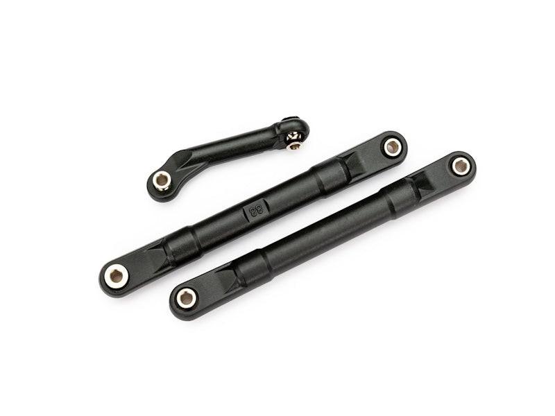 Traxxas 9027 Black Composite Toe Links 98mm with Steering Link