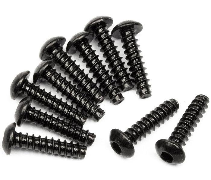 HPI Racing 94355 TP Button Head Screw M3x12mm Hex Socket (10) Cup Racer