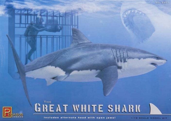 Pegasus Hobbies 9501 1/18 The Great White Shark Plastic Model Kit