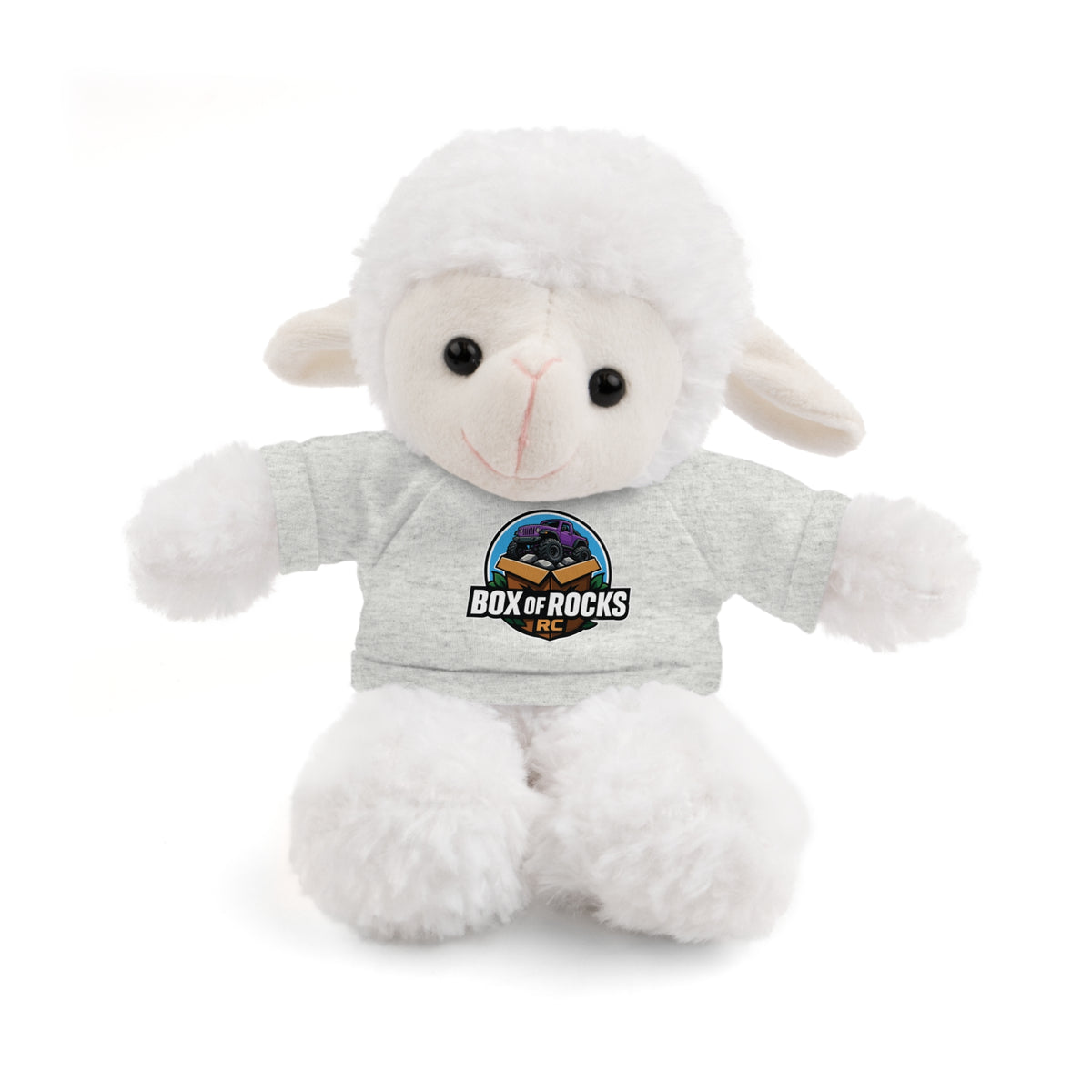 Box of Rocks Plush Animal with Logo Tee — Cute Gift!