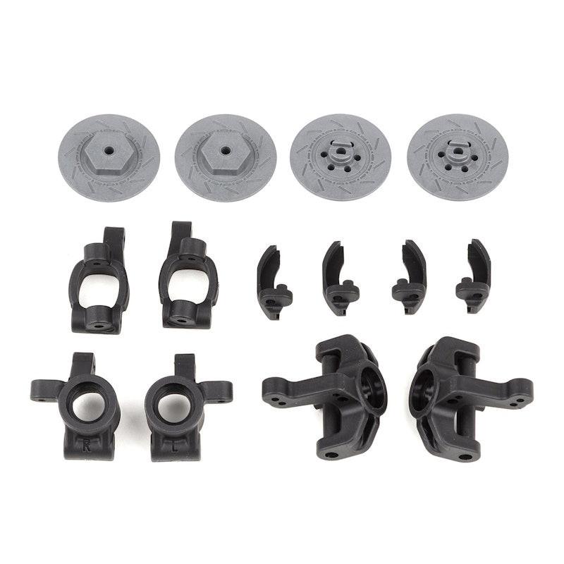 Team Associated 21575 Reflex 14R Steering & Caster Blocks Rear Hubs