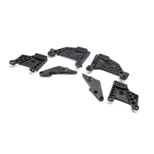 Arrma AXI-2996 Shock Towers with Supports, FR/R: SCX10 III HP